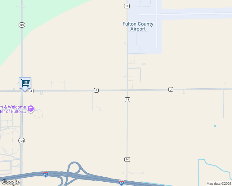 map of restaurants, bars, coffee shops, grocery stores, and more near 14089 County Road J in Wauseon