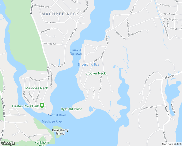 map of restaurants, bars, coffee shops, grocery stores, and more near 54 Crawford Road in Barnstable