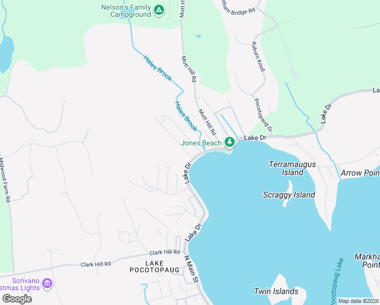 map of restaurants, bars, coffee shops, grocery stores, and more near 4 Lakewood Road in East Hampton