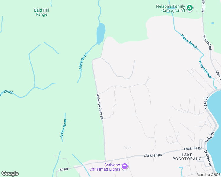 map of restaurants, bars, coffee shops, grocery stores, and more near 18 Highland Terrace in East Hampton