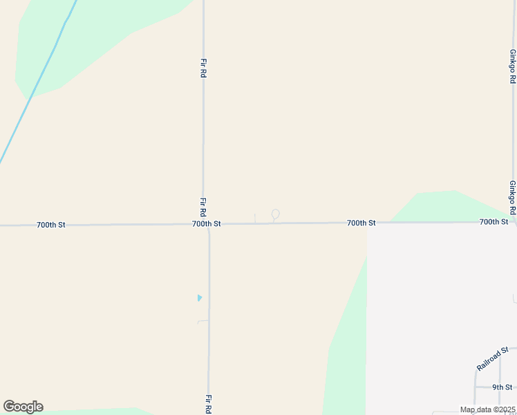 map of restaurants, bars, coffee shops, grocery stores, and more near 616-620 700th Street in Shelby County