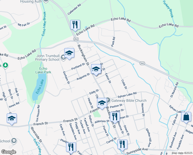 map of restaurants, bars, coffee shops, grocery stores, and more near in 