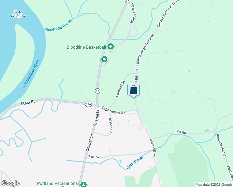 map of restaurants, bars, coffee shops, grocery stores, and more near 62 Cornwall Street in Portland