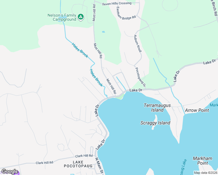 map of restaurants, bars, coffee shops, grocery stores, and more near 13 Mott Hill Road in East Hampton