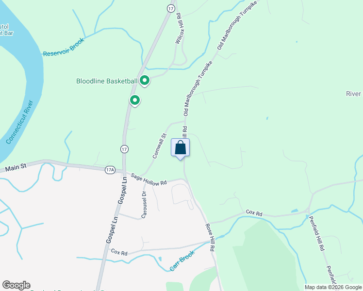 map of restaurants, bars, coffee shops, grocery stores, and more near 212 Rose Hill Road in Portland
