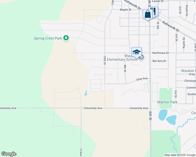 map of restaurants, bars, coffee shops, grocery stores, and more near 1015 Dolores Place in Waukee