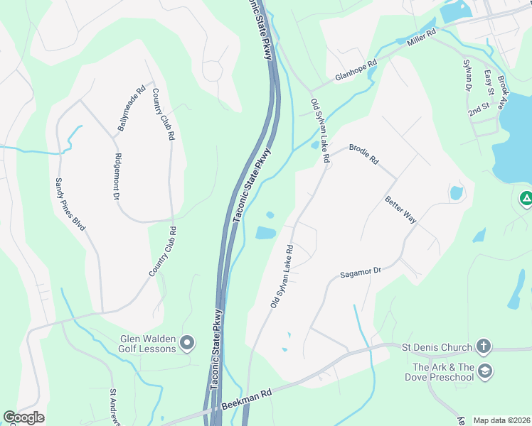 map of restaurants, bars, coffee shops, grocery stores, and more near 199 Old Sylvan Lake Road in Hopewell Junction