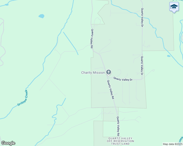 map of restaurants, bars, coffee shops, grocery stores, and more near 13913 Quartz Valley Road in Fort Jones