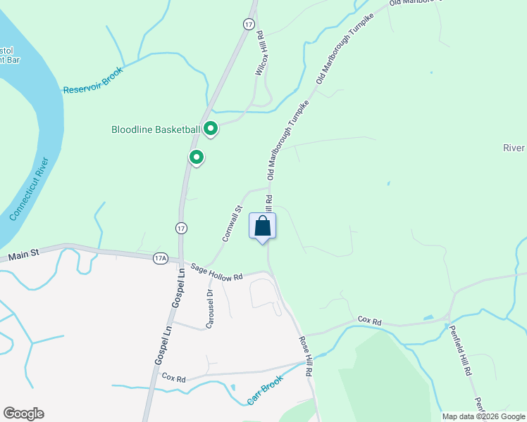 map of restaurants, bars, coffee shops, grocery stores, and more near 212 Rose Hill Road in Portland