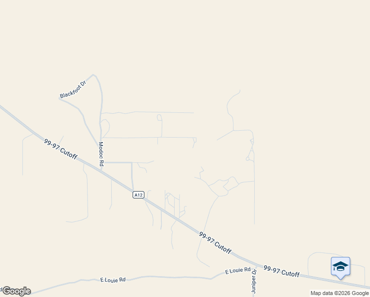 map of restaurants, bars, coffee shops, grocery stores, and more near 11146 Apache Road in Montague