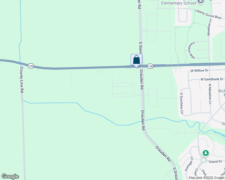 map of restaurants, bars, coffee shops, grocery stores, and more near 26049 Lockport Street in Plainfield
