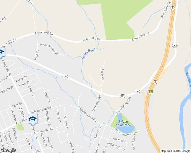 map of restaurants, bars, coffee shops, grocery stores, and more near 196 Di Nunzio Road in Watertown