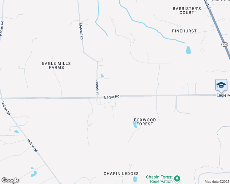 map of restaurants, bars, coffee shops, grocery stores, and more near 9751 Metcalf Road in Waite Hill