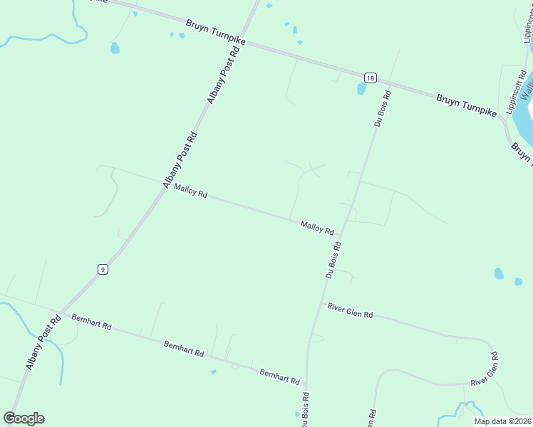 map of restaurants, bars, coffee shops, grocery stores, and more near 46 Malloy Road in Wallkill