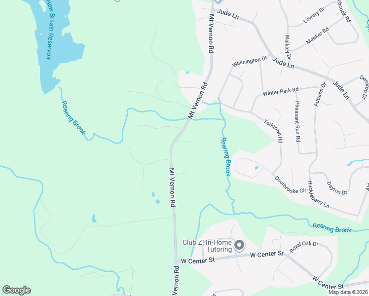 map of restaurants, bars, coffee shops, grocery stores, and more near 1265 Mount Vernon Road in Southington