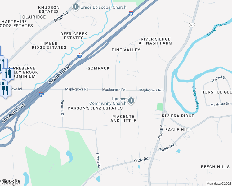 36210 Maplegrove Road, Willoughby Hills OH Walk Score