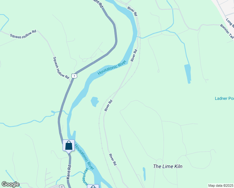 map of restaurants, bars, coffee shops, grocery stores, and more near 20 River Road in New Milford