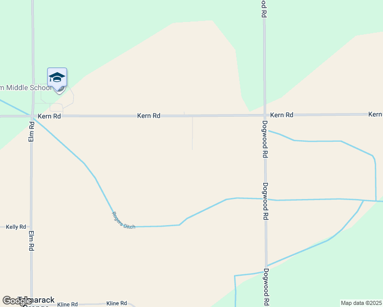 map of restaurants, bars, coffee shops, grocery stores, and more near 13336 Kern Road in Mishawaka