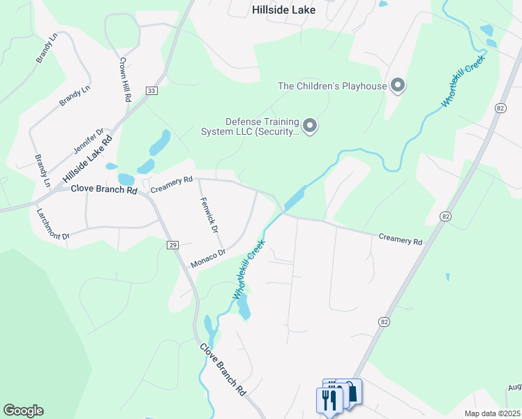 map of restaurants, bars, coffee shops, grocery stores, and more near 27 Monaco Dr in Hopewell Junction
