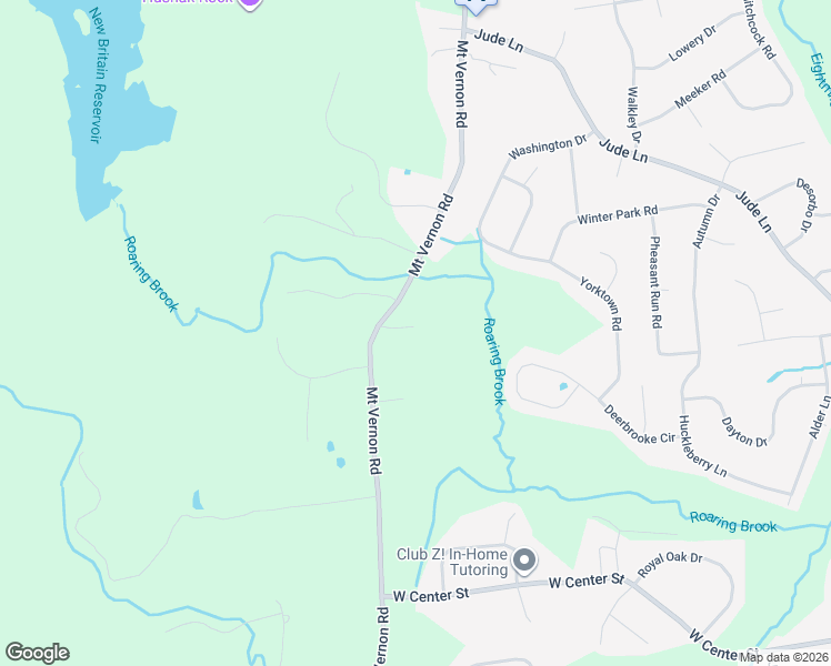 map of restaurants, bars, coffee shops, grocery stores, and more near 1265 Mount Vernon Road in Southington