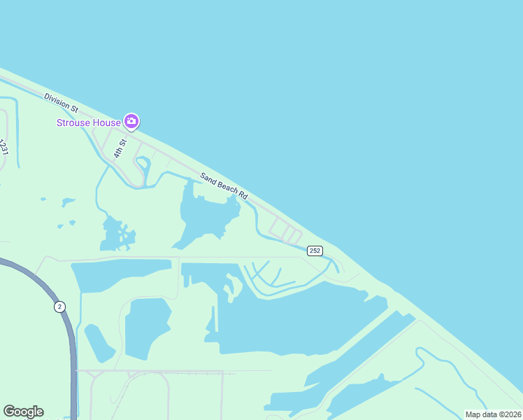 map of restaurants, bars, coffee shops, grocery stores, and more near 6155 Sand Beach Road in Oak Harbor