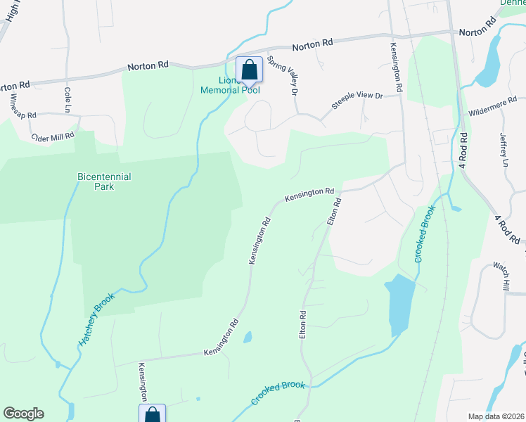 map of restaurants, bars, coffee shops, grocery stores, and more near 1210 Kensington Road in Berlin
