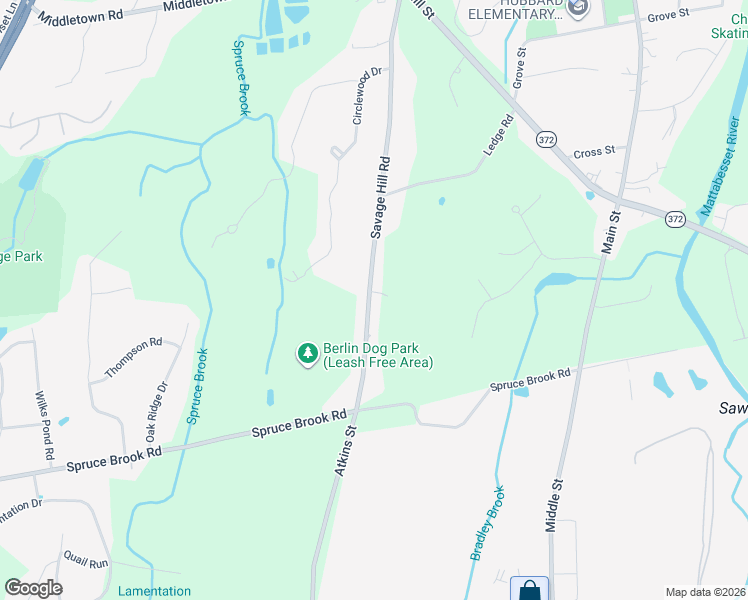 map of restaurants, bars, coffee shops, grocery stores, and more near 379 Savage Hill Road in Berlin