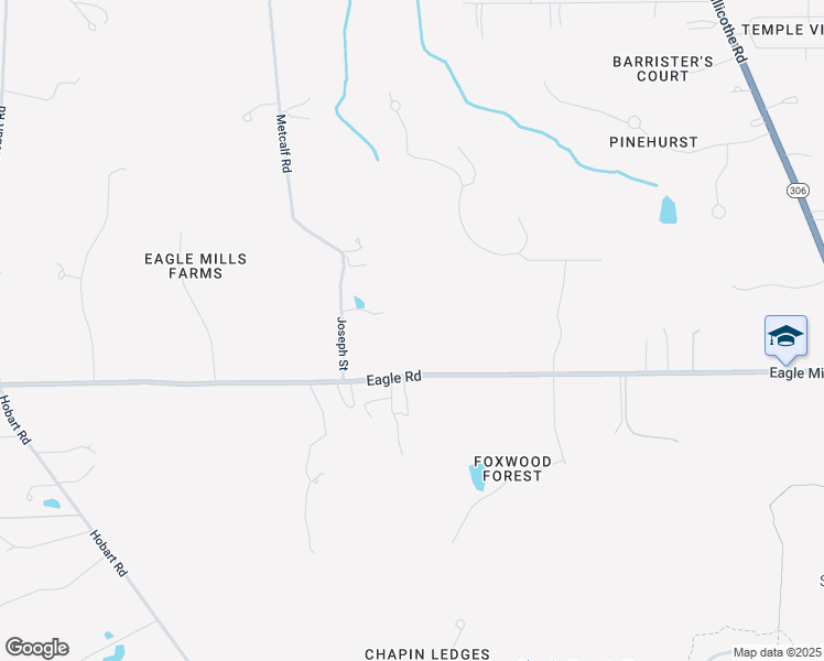map of restaurants, bars, coffee shops, grocery stores, and more near 9751 Metcalf Road in Waite Hill