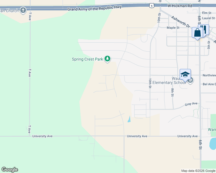 map of restaurants, bars, coffee shops, grocery stores, and more near 2990 University Avenue in Waukee