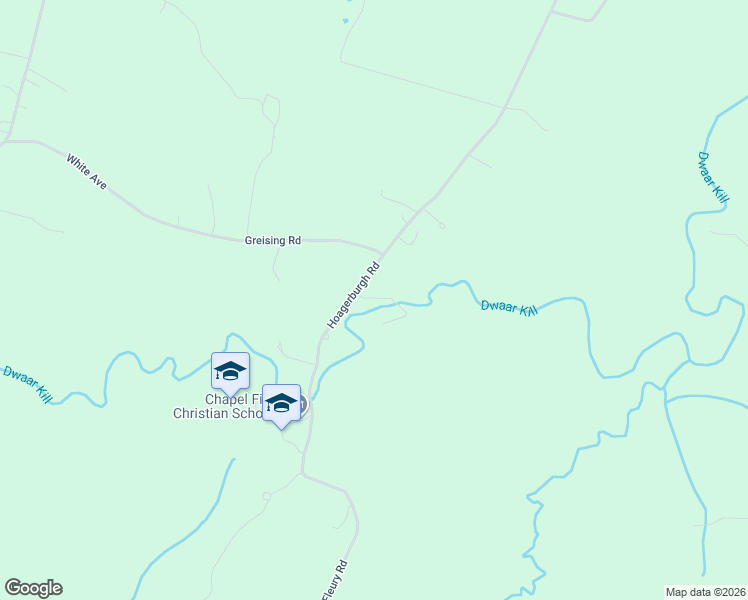 map of restaurants, bars, coffee shops, grocery stores, and more near 442 Hoagerburgh Road in Wallkill