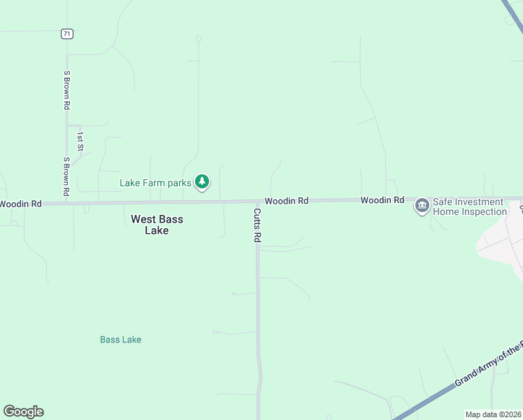 map of restaurants, bars, coffee shops, grocery stores, and more near 13078 Woodin Road in Chardon
