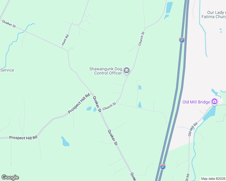 map of restaurants, bars, coffee shops, grocery stores, and more near 5 Haymaker Lane in Wallkill