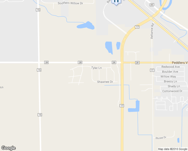 map of restaurants, bars, coffee shops, grocery stores, and more near 1620 Aspen Drive in Goshen