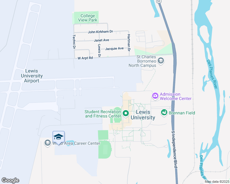 map of restaurants, bars, coffee shops, grocery stores, and more near in Romeoville