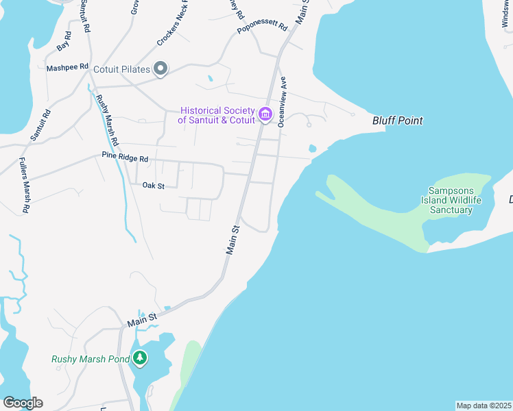 map of restaurants, bars, coffee shops, grocery stores, and more near 1286 Main Street in Barnstable