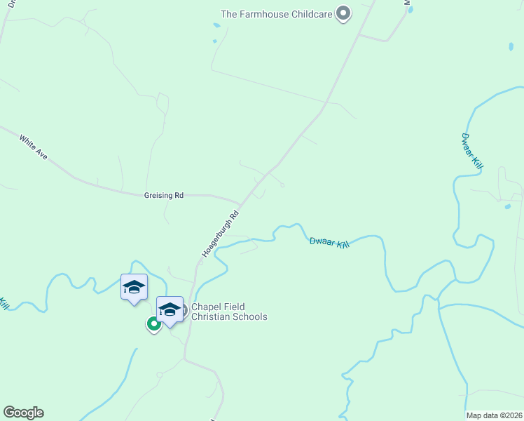 map of restaurants, bars, coffee shops, grocery stores, and more near 460 Hoagerburgh Road in Wallkill