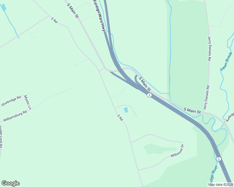 map of restaurants, bars, coffee shops, grocery stores, and more near 153 South Road in Marlborough