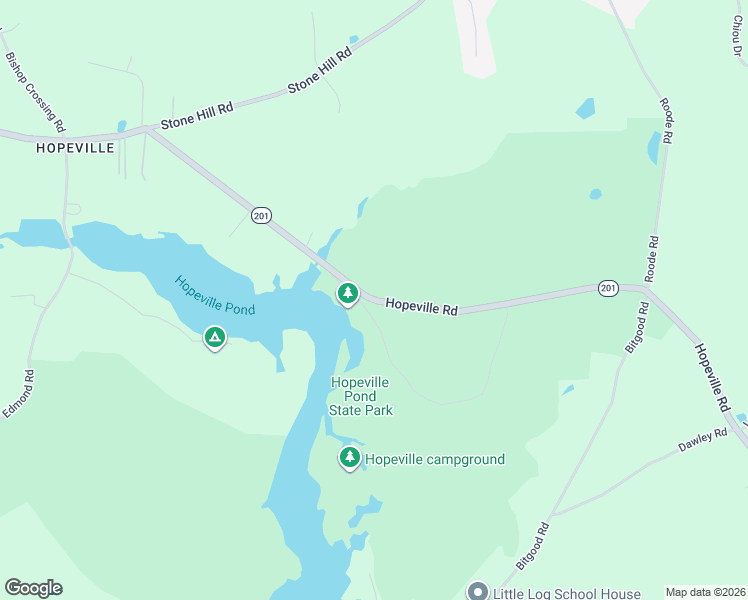 map of restaurants, bars, coffee shops, grocery stores, and more near Hopeville Road in Griswold