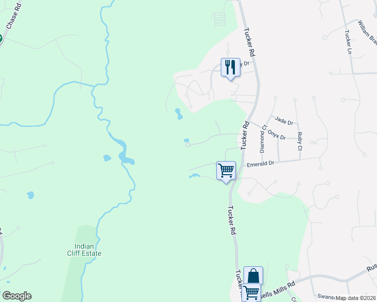 map of restaurants, bars, coffee shops, grocery stores, and more near 14 Westview Drive in Dartmouth