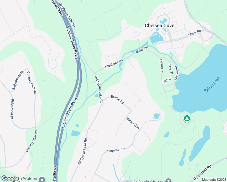 map of restaurants, bars, coffee shops, grocery stores, and more near 20 Glanhope Road in Hopewell Junction