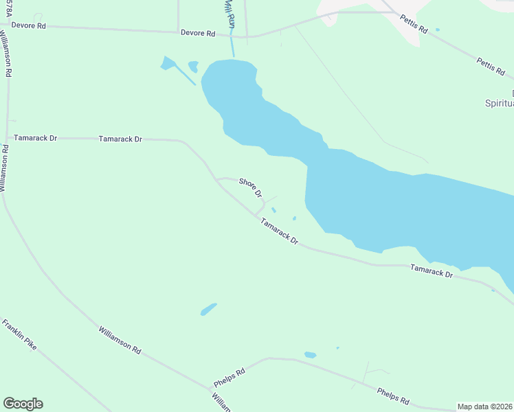 map of restaurants, bars, coffee shops, grocery stores, and more near 21001-21199 Shore Drive in Meadville