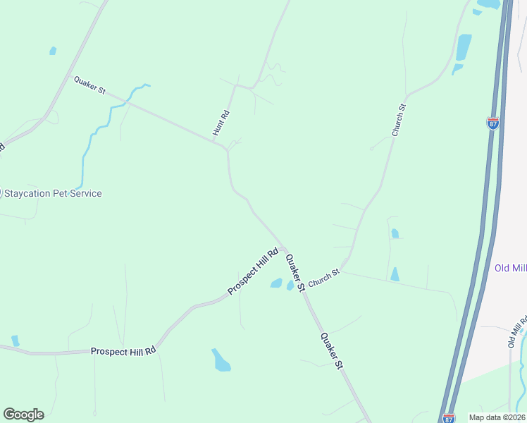 map of restaurants, bars, coffee shops, grocery stores, and more near 117 Quaker Street in Wallkill