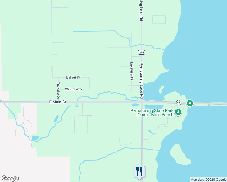 map of restaurants, bars, coffee shops, grocery stores, and more near 6626 1st Ave in Andover