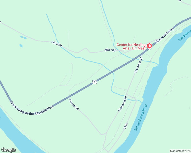 map of restaurants, bars, coffee shops, grocery stores, and more near 363 Trail Road in Meshoppen