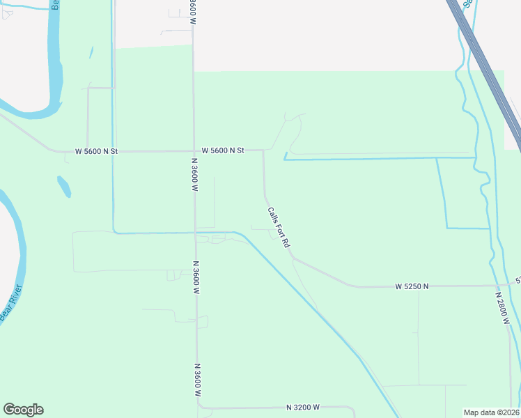 map of restaurants, bars, coffee shops, grocery stores, and more near 5451 Calls Fort Road in Brigham City