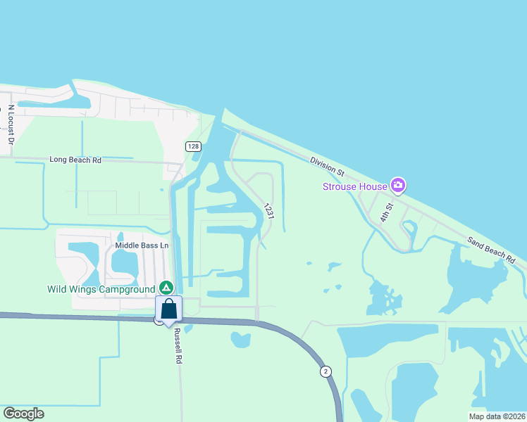 map of restaurants, bars, coffee shops, grocery stores, and more near 6516 Harris Harbor Drive in Oak Harbor
