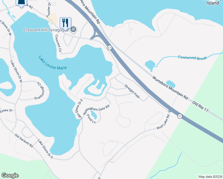 map of restaurants, bars, coffee shops, grocery stores, and more near 8 The Curve Road in Rock Hill
