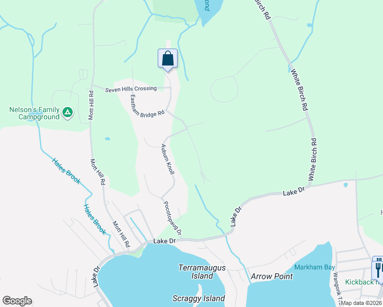map of restaurants, bars, coffee shops, grocery stores, and more near 50 Blue Heron Drive in East Hampton