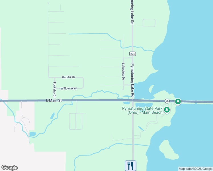 map of restaurants, bars, coffee shops, grocery stores, and more near 6626 1st Avenue in Andover