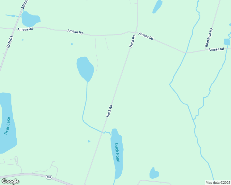 map of restaurants, bars, coffee shops, grocery stores, and more near Hack Road in Lackawanna County